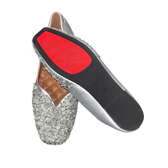 Glittery‎ Silver Women Shoes Size 41 - Picture 3 of 6